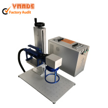 3d color printed fiber laser marking machine for metal/pipe/plastic/tag/key chains/pen